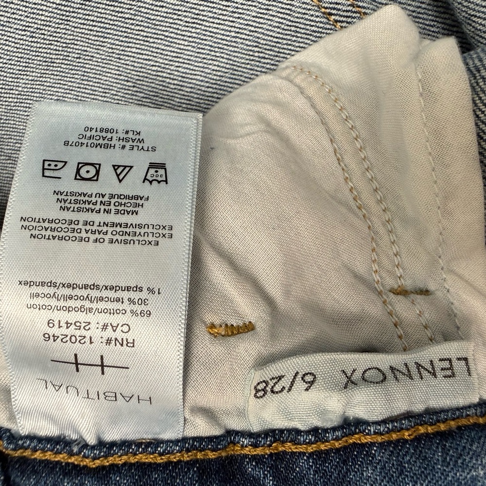 Habitual Denim Blue Straight Leg Jeans - Picture 11 of 11